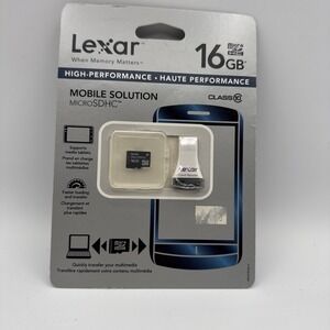 Lexar Mobile Solution 16GB Class 10 MicroSDHC Plus USB 3.0 Card Reader